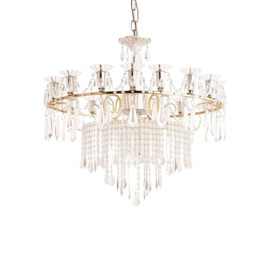 Decorative crystal chandelier